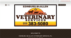 Desktop Screenshot of edinburgmcallenvetservices.com
