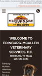 Mobile Screenshot of edinburgmcallenvetservices.com